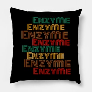 Enzyme old school design 80s Pillow