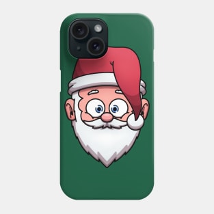 Cute Santa Claus Face Phone Case