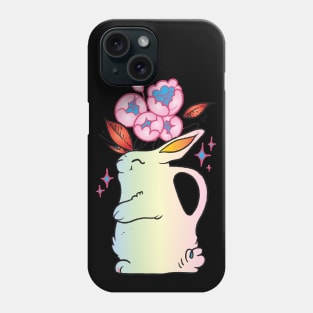 bunny with flowers Phone Case