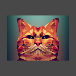 Angry Cat Art T-Shirt