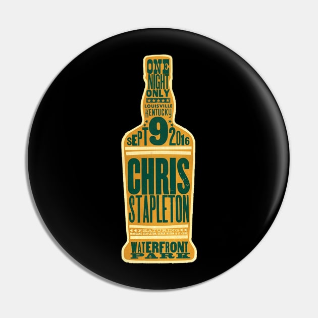 chris stapleton Waterfront Pin by traffordpellsgraphics