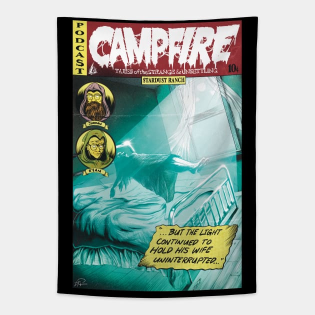 Campfire: Stardust Ranch Tapestry by Campfire Tales of the Strange and Unsettling