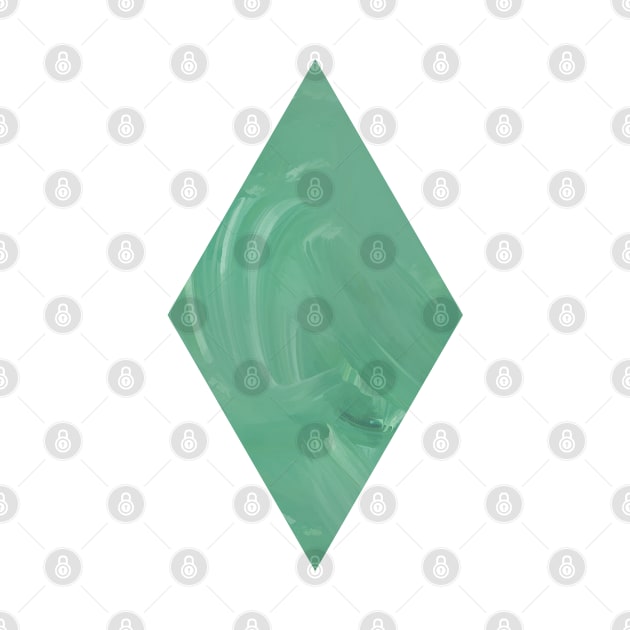 Minimalistic - Diamond light green by Dabejo