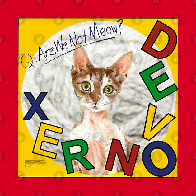 Devon Rex - Are We Not Meow? by Punk Rock and Cats