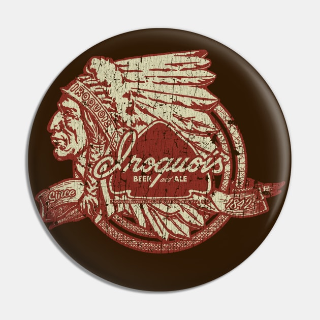 Iroquois Beer & Ale Arrowhead 1842 Pin by JCD666