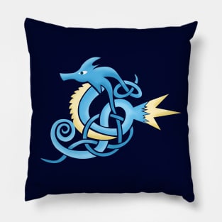 Celtic Water Dragon Pillow