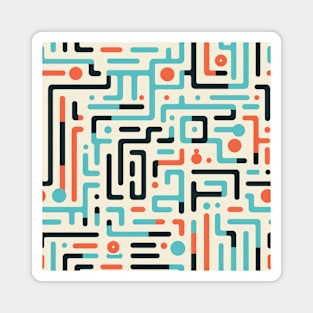 Maze of Dreams: Pastel Labyrinth Journey Magnet