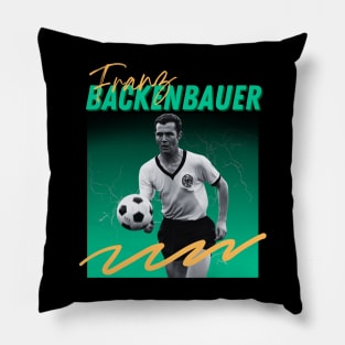 Franz backenbauer***original retro Pillow