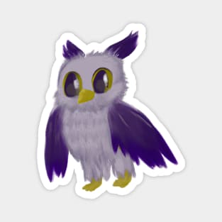 Cute Owl Drawing Magnet