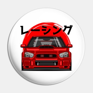 Red Impreza WRX STI Blobeye Pin