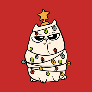 Cat Xmas Tree T-Shirt