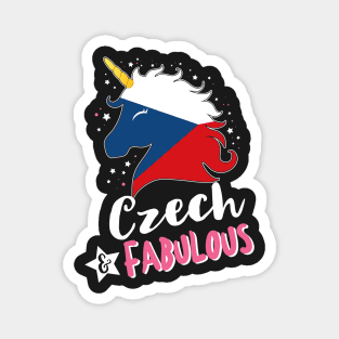 Czech & Fabulous Unicorn Magnet