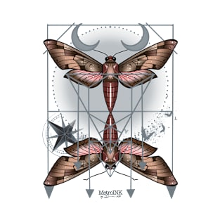 Geometric Moth T-Shirt