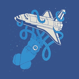 squid vs space shuttle T-Shirt