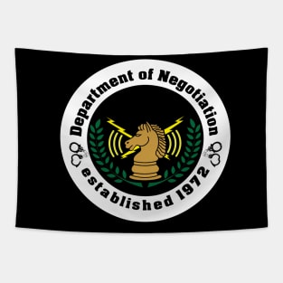 Department of Negotiation Logo Tapestry