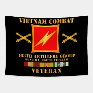 Vietnam Combat Vet - 108th Artillery Group w VN SVC Tapestry