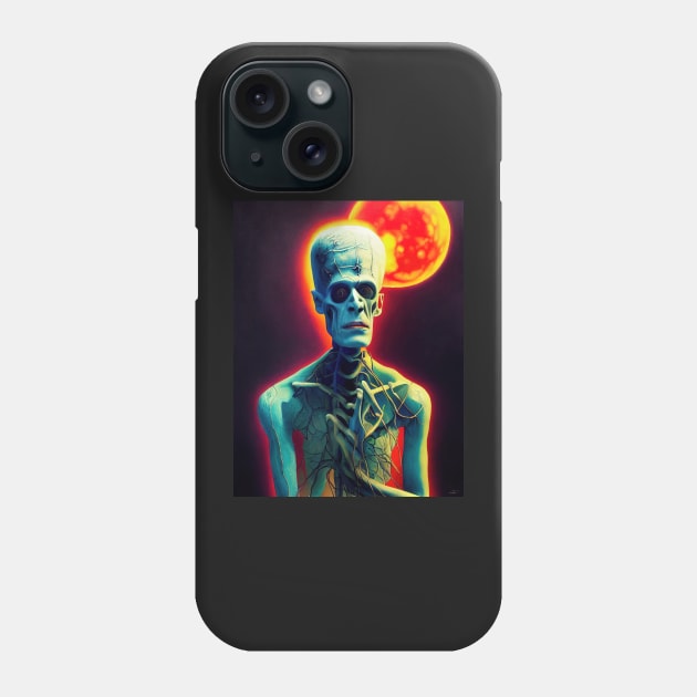 Frankenstein Hallowe T-Shirt Phone Case by ComicsFactory