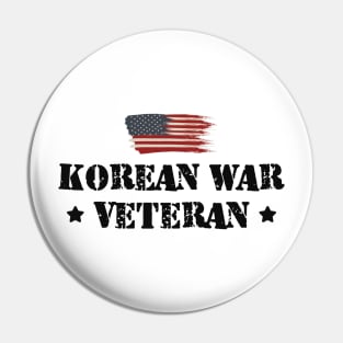 Korean War Veteran Pin