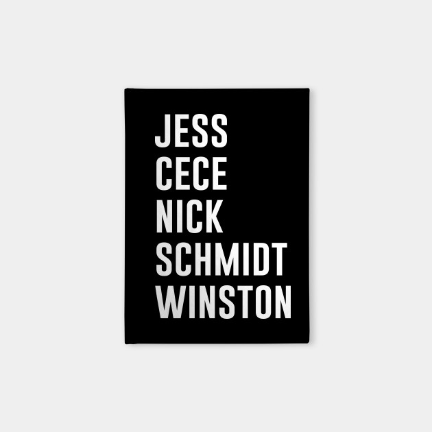 New Girl Tv Show New Girl Notebook Teepublic