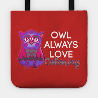 Owl Always Love Coloring Tote