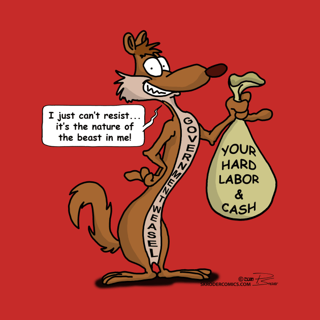 Government Weasel by Paul Snover (The MAD Cartoonist)