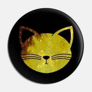 Galaxy Cat (Yellow) Pin