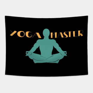 Vintage Meditating Yoga Master Tapestry