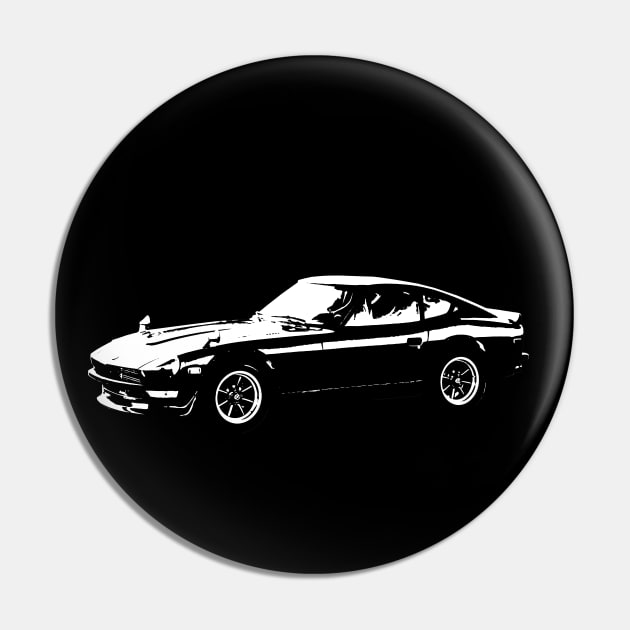 240z white Pin by GrizzlyVisionStudio