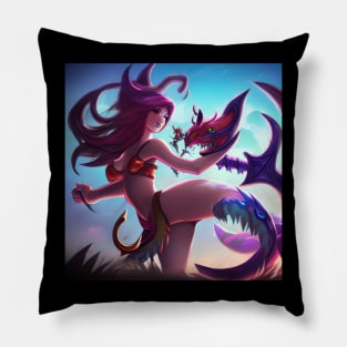 Shyvana artwork Pillow