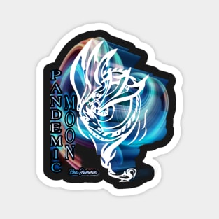 Pandemic Moon- 3D Neon Dragon Magnet