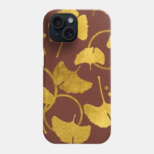 Ginkgo Gold_Terra Cotta Phone Case