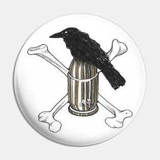 Eating Crow Pin