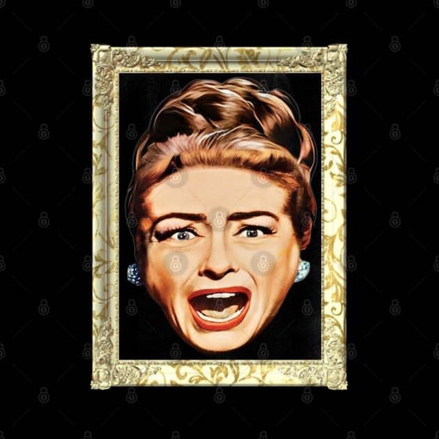 Joan Crawford Screaming by Zbornak Designs