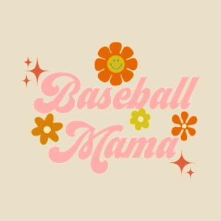 Baseball Mama - Pink T-Shirt