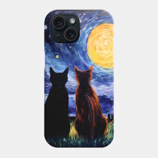 van Gogh's Cats Artwork Phone Case