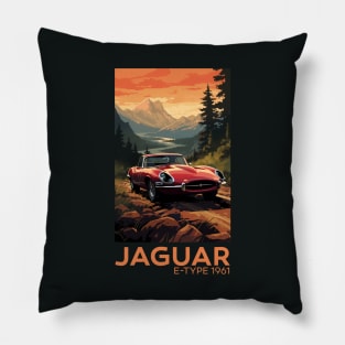 Jaguar E-Type Series 1 Pillow