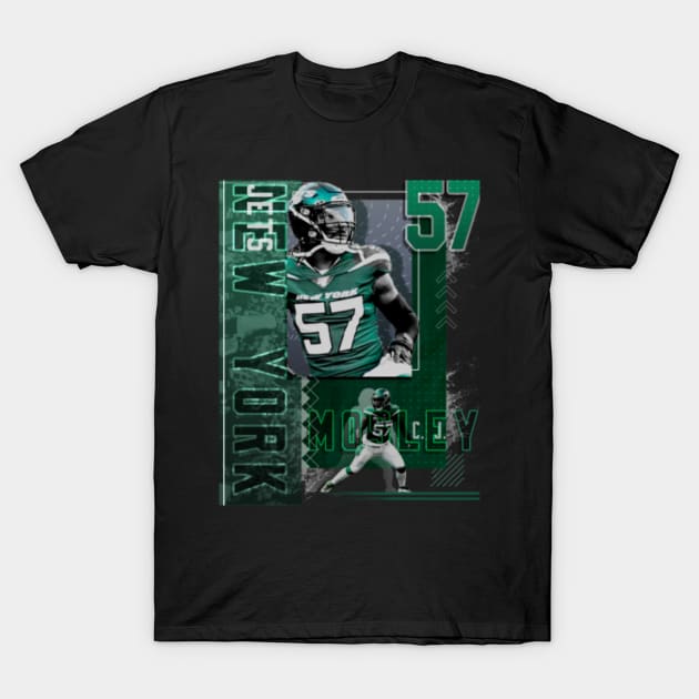 Rinkha C.J. Mosley Football Paper Poster Jets 2 Women's T-Shirt