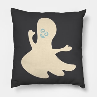 SPOOKY CUTE FRIENDLY GHOST Kids Halloween - UnBlink Studio by Jackie Tahara Pillow