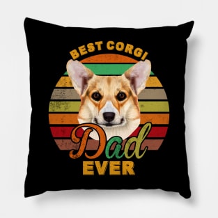 Best Corgi Dad Ever Pillow