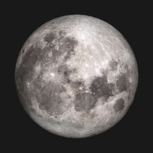 gray full moon up close photo NASA T-Shirt