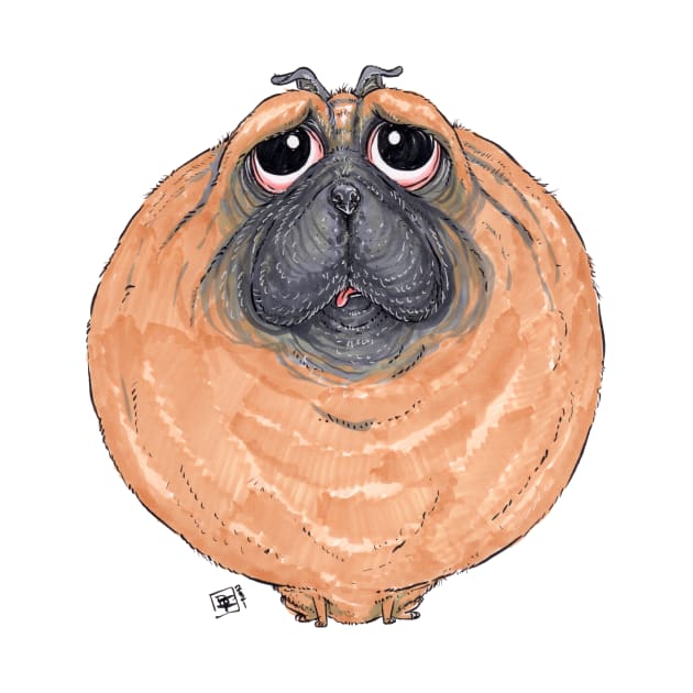 Pug Dog by obillwon