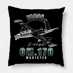 Fouga CM.170 Magister is French Jet Trainer Aircraft Pillow