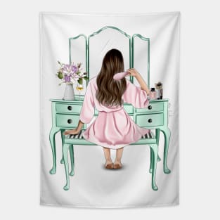 Vanity Table Brunette Tapestry