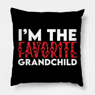 Funny Favorite Grandchild Birthday Gift Pillow