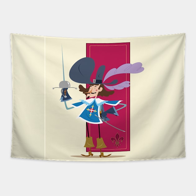 d'Artagnan Tapestry by matteo75