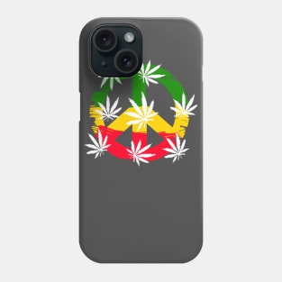 Rasta, Peace Symbol, Reggae, Jamaica Phone Case