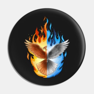 Phoenix Flames Pin