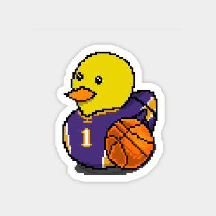 Lakers Basketball Rubber Duck 2 Magnet