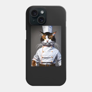 Chef Cat - Modern Digital Art Phone Case