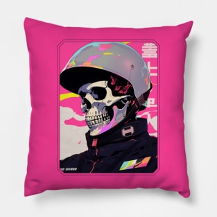 Skull Racer Pinky Pillow